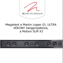 Megjelent az új, ultra vékony Martin Logan Motion SLM X3